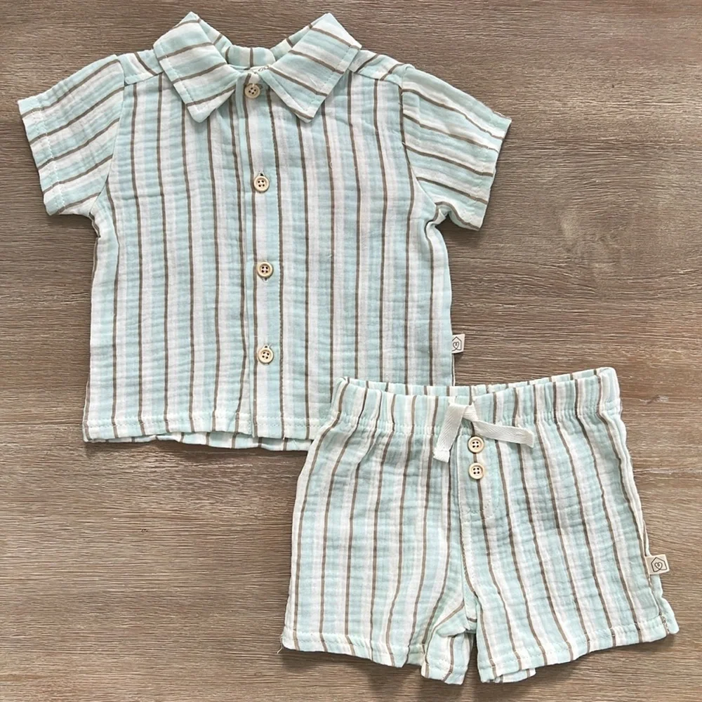 Snug Toddler Boy Stripe Resort Set 3T